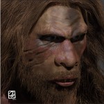 Modèle 3D:"Néandertal".
