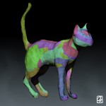 Création d'un modèle 3D: chat.