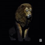 Création de modèle 3D: lion