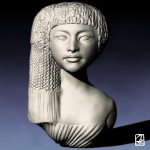 3D interpretation:"Egyptian Prnincess"