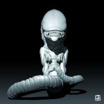 Modèle 3D:"Alien".