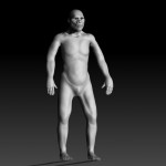 Modèle 3D:"Neandertal".