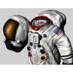 Modèle 3D: "astronaute"