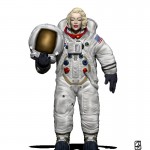 Modèle 3D:"astronaute".