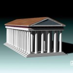 Modèle 3D:"temple Grec"
