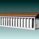 Modèle 3D: "temple Grec".