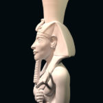Interprétation 3D: "buste d'Akhénaton"