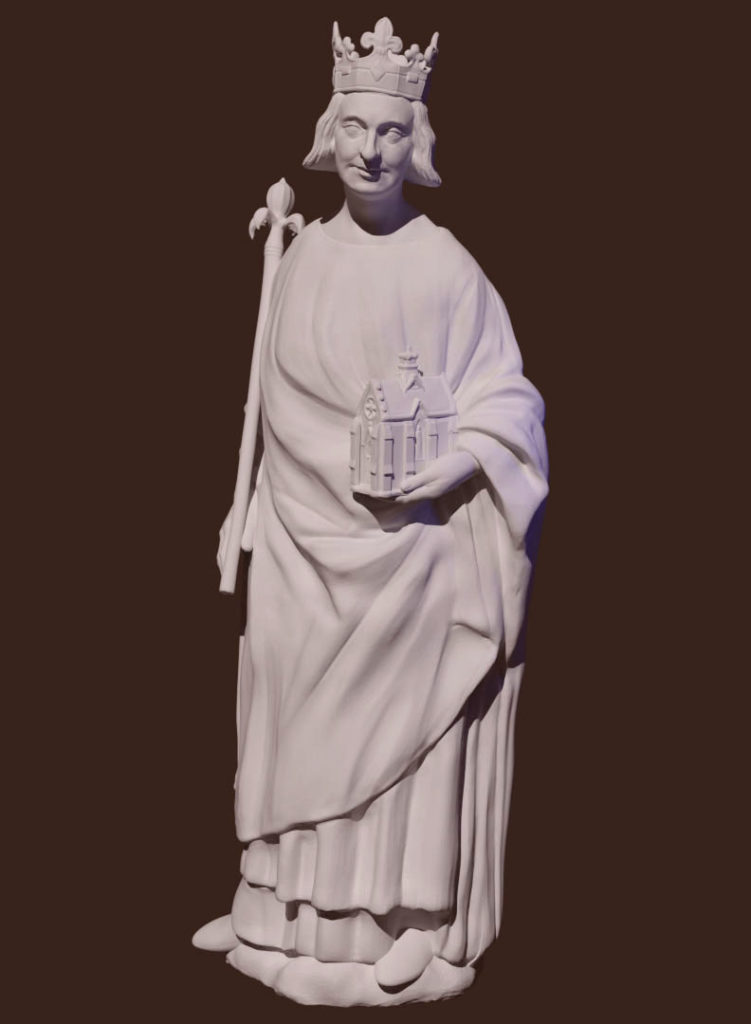 Modèle 3D de la statue de Charles V