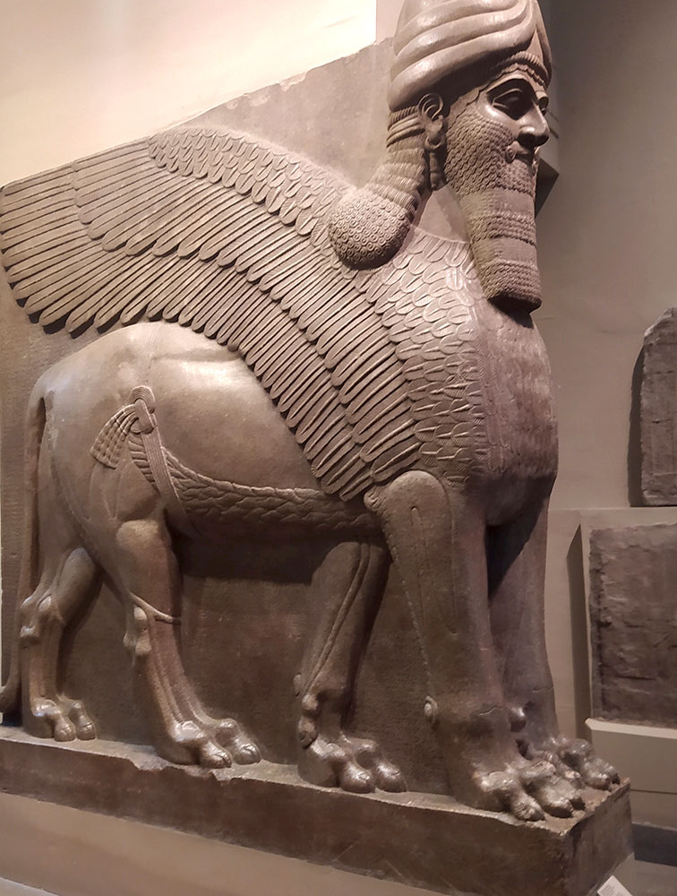 Lamassu, neo-assyrian statue